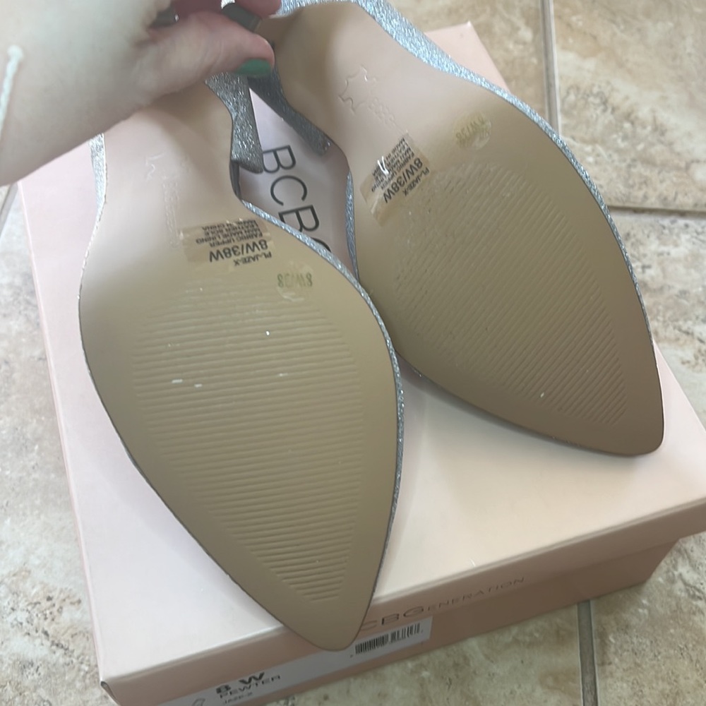 BCBGeneration Jaze Pewter Sparkle Pumps - Picture 4 of 6
